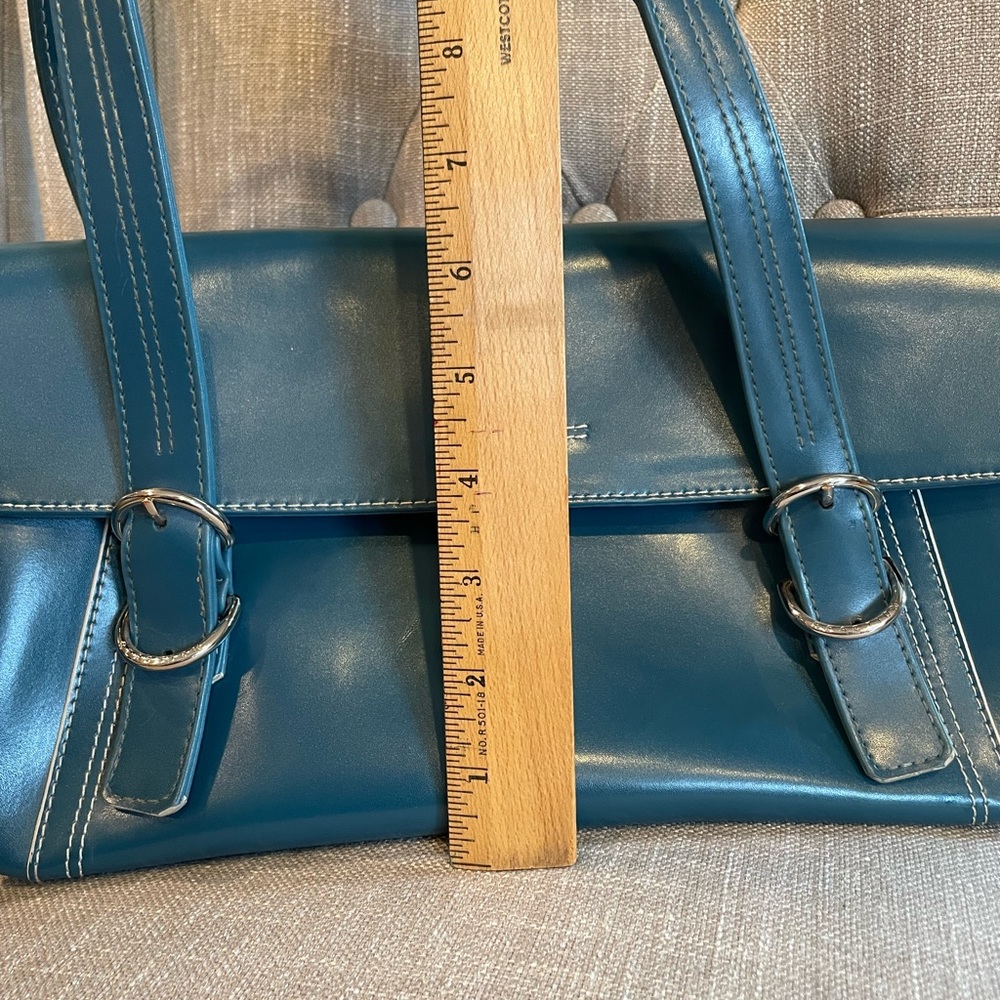 Kenneth Cole Reaction Blue Satchel - Picture 5 of 6